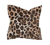 voucong Sciarpa di seta di modo delle donne Lunga e grande Piazza Satin testa avvolge per le donne per la primavera Leopard Print
