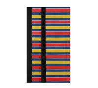 voucong Set di coperture per elettrodomestici a righe rosse, blu e gialle, lavabile, per mantenere gli elettrodomestici da cucina puliti dalle macchie e dalla polvere per forno a microonde