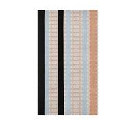 voucong Set di coperture per elettrodomestici a strisce di pizzo blu arancione carino set di decorazioni per la casa lavabili per mantenere gli elettrodomestici da cucina puliti dalle macchie e dalle