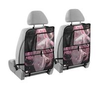 voucong Supporto per tablet da 2 pezzi per sedile posteriore auto carino pesca cartone animato anime ragazza organizer per sedile bambini tappetini