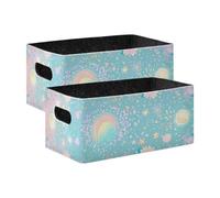 voucong Tarocchi Astrologia - Contenitori per tarocchi blu e rosa, confezione da 2