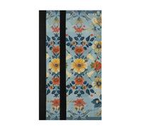 voucong Trendy Elegante Fiore Lago Blu Giallo Microonde Maniglia Copertura Lavabile Cucina Elettrodomestico Decor Off Macchie Gocce per Frigorifero