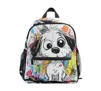 voucong Un cartone animato Dog zaino borse per bambini cinturino petto bookbag con tag nome per baby mochilas para adolescenti chicas