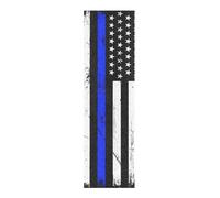 voucong Vintage American Police Support Flag Skateboard Grip Tape Foglio Antistrappo Accessori Scooter 33 × 9 pollici lija para Skateboard