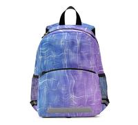 voucong Viola Gradient Ripple zaino per bambini ragazzi 2 ° grado guinzaglio bookbags per bambino para bebes varon