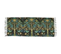 voucong William Morris Green Life Tree scialli e avvolge inverno essenziale Faux Cashmere donna sciarpe invernali