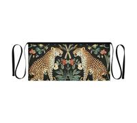 voucong William Morris S Design Leopard Cameriera Grembiule con tasche 30,5 cm grembiule resistente all'acqua per camerieri di ristoranti