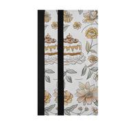 voucong William Morris Style Simple Lines Cute Birthday Cake Floral Frigorifero Maniglia Protector Proctective Kitchen Decor Keep Appliance Clean Off Macchie Gocce per Frigorifero