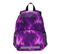 voucong Y2k Fiamme Fuoco Viola bambino ragazzo zaino per 2 anni guinzaglio libro borse per scuola materna bolso escolar para adolecente