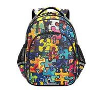 voucong Zaino casual per bambini ragazzo/ragazza studente Bookbag Adolescenti Bambini Zaino da viaggio 43,2 cm M Size Autismo