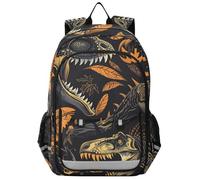 voucong zaino per bambini 8-12: borse casual da uomo in colori assortiti Creepy Jurassic Dino Halloween