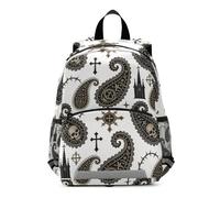 voucong Zaino scolastico gotico nero Paisley bambini ragazzi borse di sicurezza per ragazzi mochilas escolares para ni?as