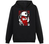 Voulkco Felpa con Cappuccio Unisex Anime Ranma 1/2 Life Has Two Sides Felpa con Cappuccio Carino Stampato Felpa con Cappuccio Uomo Donna Nero Streetwear Manica Lunga Top-A||XS