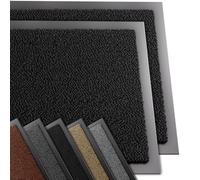 VOUNOT® 2 Pezzi Zerbino Ingresso Casa da Esterno, Tappeto Entrata Interno, Resistente Sporco, Antiscivolo e Essorbente, 40x60 cm, Nero