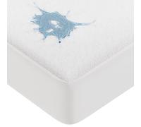 VOUNOT® 2pz Coprimaterassi Singolo Impermeabili 90x190x30 cm, Certificato OEKO-TEX, Proteggi Materasso Traspirante e Antipolvere, Lavabile in Lavatrice, Bianco