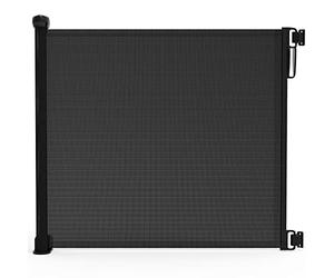 VOUNOT® Cancelletto per Bambini Estensibile, 0-180 cm Cancello Barriera Sicurezza Griglia Espandibile per Porte, Scale e Corridoi, Uso Interni ed Esterni, Nero