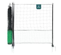 VOUNOT® Kit Rete Pollaio 12M in PE Resistente con Porta di Accesso, Recinto per Galline da Esterno con Picchetti a Doppia Punta e Accessori Inclusi, Protezione per Polli, Anatre e Pollame