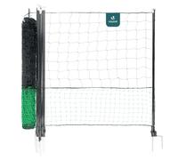 VOUNOT® Kit Rete Pollaio 30M in PE Resistente con Porta di Accesso, Recinto per Galline da Esterno con Picchetti a Doppia Punta e Accessori Inclusi, Protezione per Polli, Anatre e Pollame