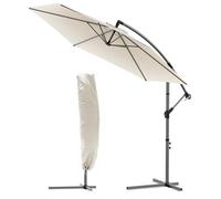VOUNOT® Ombrellone da Giardino, Diametro 3M, Ombrellone Decentrato Parasole, con