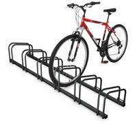 VOUNOT® Rastrelliera per Biciclette, Rastrelliera Portabici, Installazione a pavimento e parete, 6 Posti, Nero