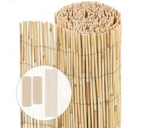 VOUNOT® Recinzione in Canna Naturale Reed Screening, Schermo per la Privacy del Patio, Rotoli Decorativi Frangivista Balcone Canniccio Arella Stuoia Cannette Ombra Recinzione Esterno 160x600cm