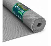 VOUNOT® Rete Ombreggiante per Serra 90 g/m² in HDPE, Rete Parasole Giardino e Orto, Piante Telo Ombreggiante Resistente ai Raggi UV per Tunnel e Pollaio, Facile da Installare, 1x20 m, Grigio