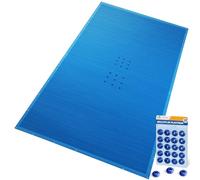 VOUNOT® Telo Copri Piscina Rettangolare 6x12m, Telone Impermeabile in PE 160g/m², Resistente agli UV, Doppio Strato con Occhielli in Alluminio, Copertura Protettiva per Piscina Fuori Terra, Blu Scuro