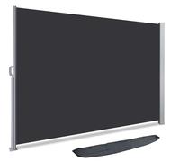 VOUNOT® Tenda Paravento Laterale, per Balcone, Esterno e Terrazzo, Riavvolgibile, Antivento, Protezione Privacy, Protezione Solare, 140 x 300 cm, Antracite