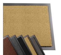 VOUNOT® Zerbino Ingresso Casa da Esterno, Tappeto Entrata Interno, Resistente Sporco, Antiscivolo e Essorbente, 40x60 cm, Beige