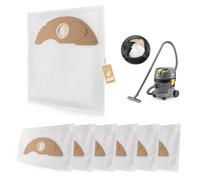 VOUPRONGZY 6 Pezzi Sacchetti Per La Polvere Per Karcher NT 22/1 Sacchetti Per La Polvere Di Ricambio Aspirapolvere Accessori