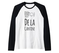 Vous avez été élu(e) employé(e) de la Cantine ! Oui Chef Maglia con Maniche Raglan