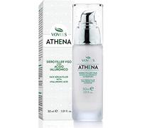 VOVEES Athena - Siero Viso Antirughe con Acido Ialuronico Bio Puro (30ml) - Effetto Immediato - Stimola Collagene - Vegano e Made in Italy, Vetro