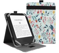 VOVIPO Custodia universale per 6 "6.8" 7" Kindle Paperwhite/colorsoft eReaders,Stand Cover con cinturino compatibile con Kindle/Kobo/Tolino/Pocketbook/Sony 6-6.8-7 pollici ebook readers-Spring Bloom