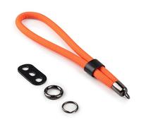 VOVMOEYA Cinghia da Polso per Fotocamera Corda, Cordino Polso Fotocamera Tracolla Polso per Fotocamera Compatibile con Fujifilm X100V XT5 Nikon Zf Z8 Z30 Canon G7X Sony A6000 A6400 ZVE10 - Arancia