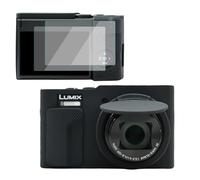 VOVMOEYA Custodia per fotocamera Panasonic Lumix TZ99, con 2 pellicole proteggi schermo e cinturino da polso, in silicone, morbida e leggera