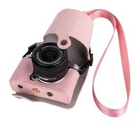 VOVMOEYA Custodia protettiva per fotocamera Fujifilm XM5 Mirrorless, Fuji X-M5, custodia per fotocamera Fuji XM5, mezza custodia con copertura frontale con tracolla, protezione completa con bottone a