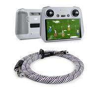 VOVMOEYA DJI Cordino da collo per DJI Mavic 3 Pro, Mini 4 Pro, RC/RC 2 - Mix bianco e nero