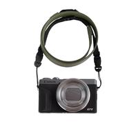 VOVMOEYA Tracolla per fotocamera, G7X MARK III, tracolla regolabile in PU per fotografi per Fujifilm/per Nikon/per Canon/per Sony/per Minolta/per Panasonic/SLR/DSLR, verde, Verde, Taglia unica