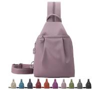 Vovtva Street Lite Chic Versatile Travel Bag, 2025 New Multi-Compartment Large Capacity Travel Bag, for Outdoor Leisure Travel (Light Purple)