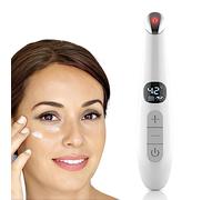 Vowleike Asta per sollevamento occhi 3 in 1, luce vibrante rossa, da 100 °C a 90 ° F, con display LCD, massaggiatore occhi secchi, occhiaie e gonfiore, penna elettrica a forma di viso