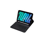 Vowor Tastiera per iPad mini 6a generazione 8,3"con Custodia Pencil Slot, Tipo C Smart Cover con rimovibile wireless Tastiera per iPad mini 6 (nero)