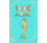VOX Journal - record your daily thoughts and schedules Hazbin Style: 100 blank lined pages with colour glossy cover for animation fans of Vox