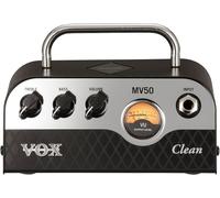 VOX MV50 Clean 50-watt Hybrid Tube Guitar Amp Head with 1x8" Black Cabinet