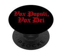 VOX POPULI VOX DEI FRASE LATINA PopSockets PopGrip Adesivo