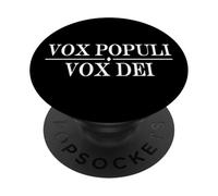 VOX POPULI VOX DEI VOCE DEL POPOLO VOCE DI DIO PopSockets PopGrip Adesivo