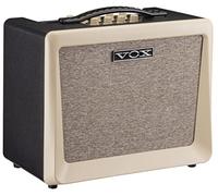 VOX - UKULELE 50, Amplificatore Combo per Ukulele, Serie "Hybrid", dotato di valvola NUTUBE,master effetti di Chorus e Riverbero, Master Volume, ingresso mini-jack AUX, Colore Avorio