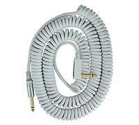 VOX VCC090 Cavo a spirale bianco da 1/4" con sacchetto in rete, 29,5'