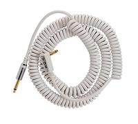 Vox VCC090BL - Cavo audio, stile retrò, con custodia a rete nera, 9 m, bianco