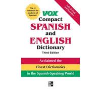 Vox Vox Compact Spanish & English Dictionary, 3E (HC) (Copertina rigida)