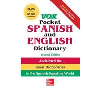 Vox Vox Pocket Spanish and English Dictionary (Copertina rigida)